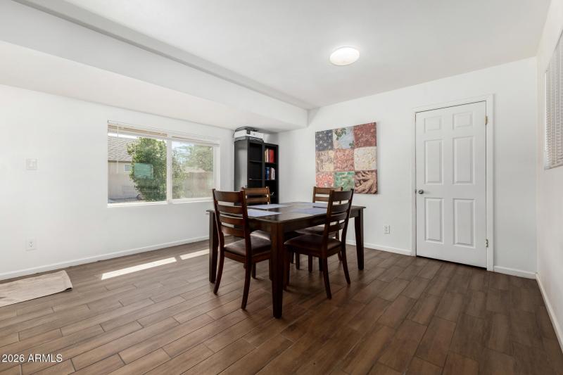 Dining toward storage room