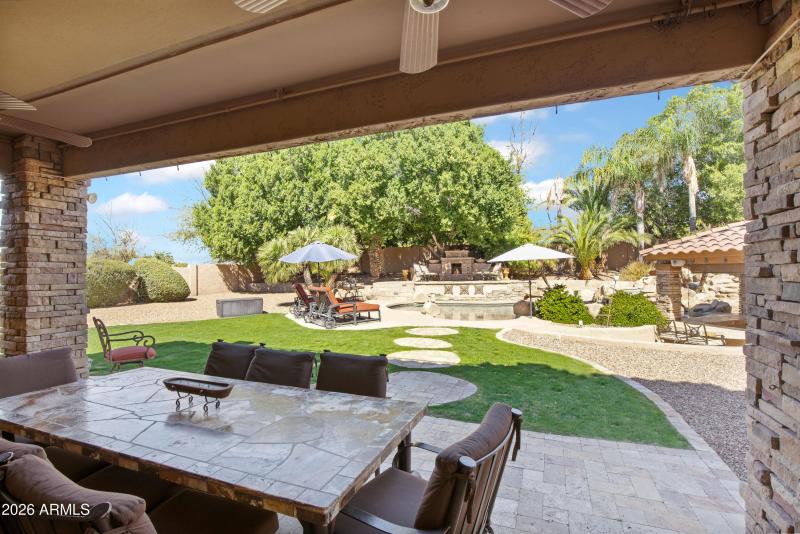 Covered Patio & Misters