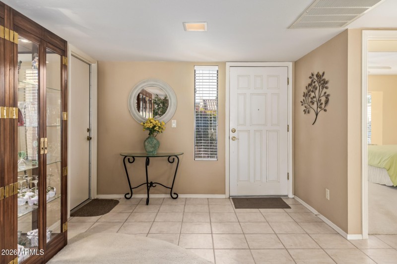 Welcome In to a gracous foyer