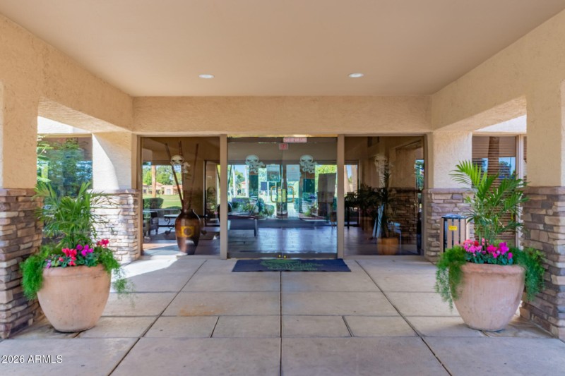 Lakes Golf Reception Area