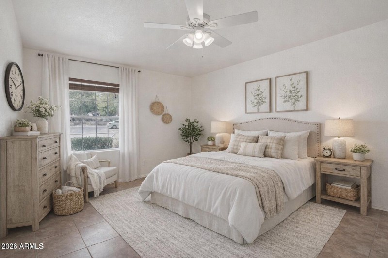 Virtually Staged Guest Suite