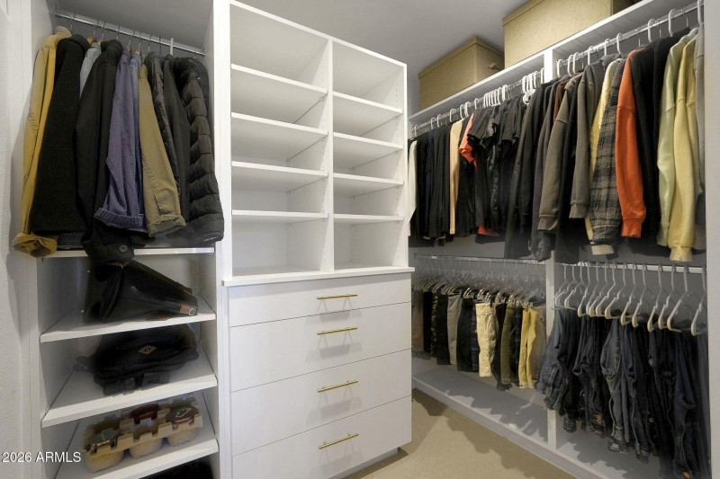 guest house walk in closet