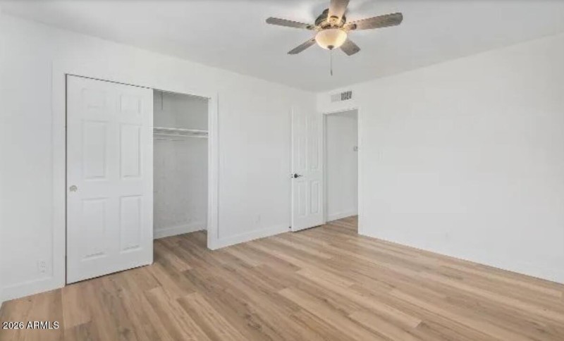 Bedroom Closet view Unit 7