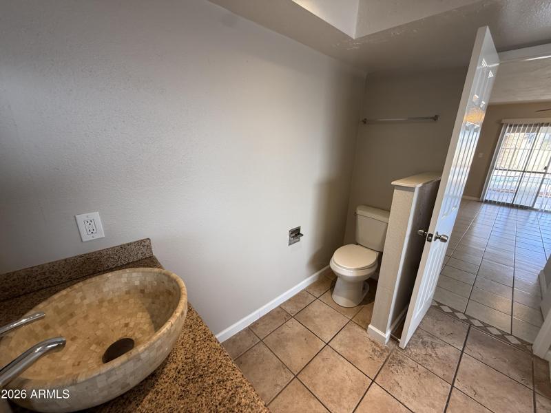 Bathroom Vanity And Tub Area