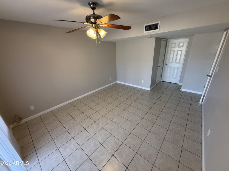 Master Bedroom With Closet Area