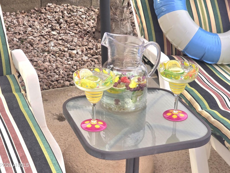 Pool Time with Beverages