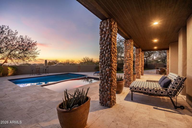 More backyard sunset