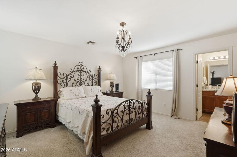 Bedroom one, ensuite bath