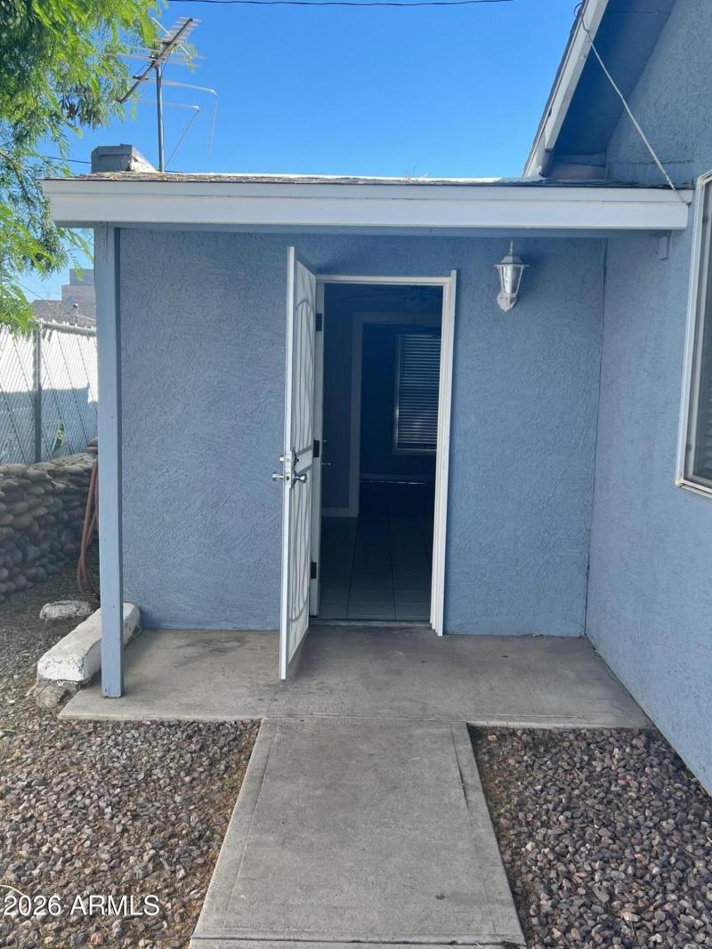 front of guest house