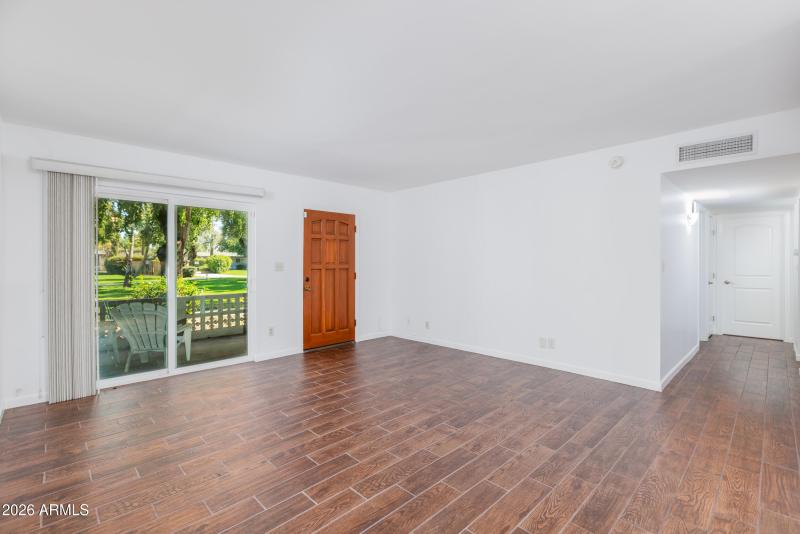 Sliders to front patio