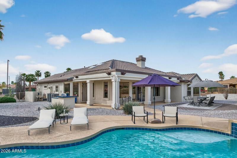 Back of home & patio