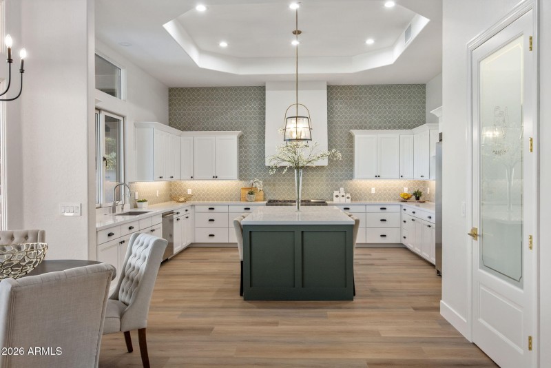 This kitchen makes a statement!
