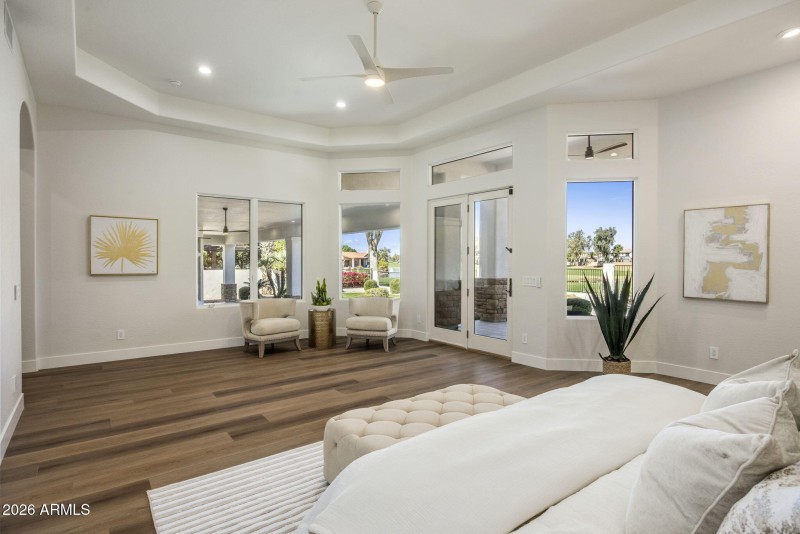 Views from your pillow and french doors!