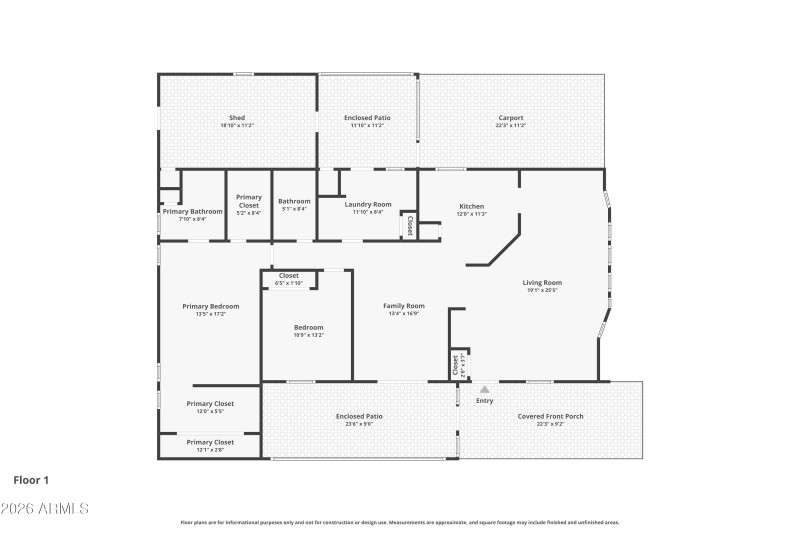 2100 N Trekell Rd Unit 226 - 123 Floorpl