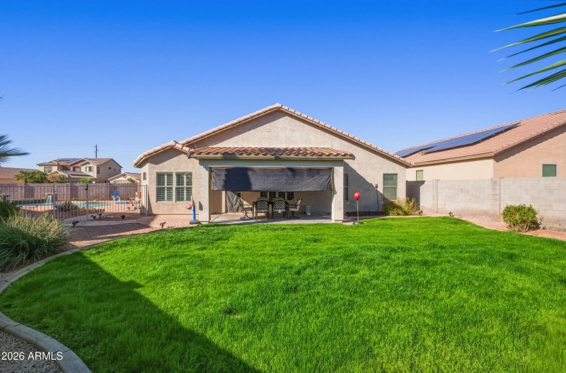 Large Grass Backyard