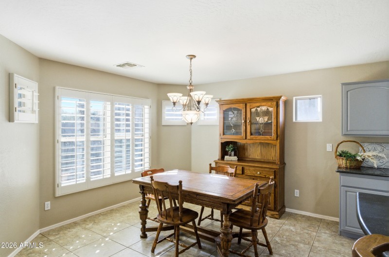 Dining in Great Room