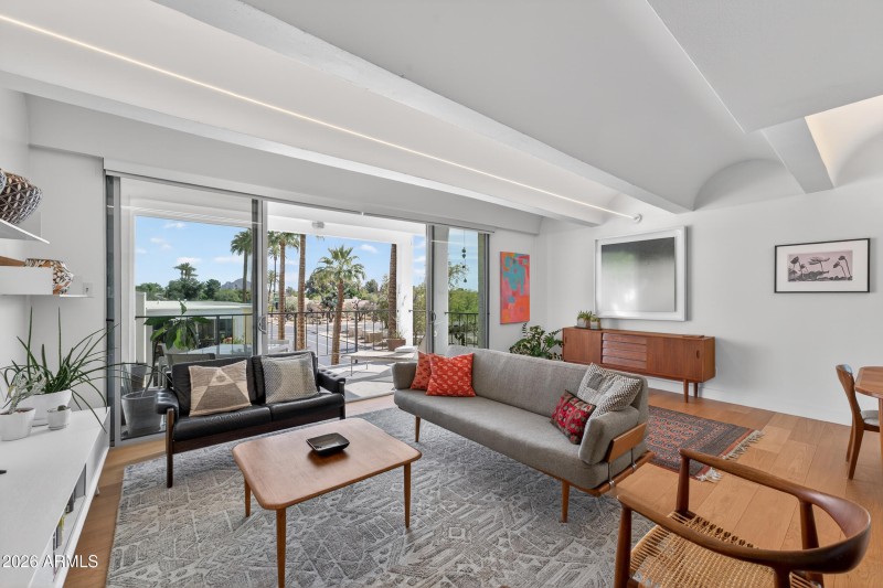 Living Space with Window Wall