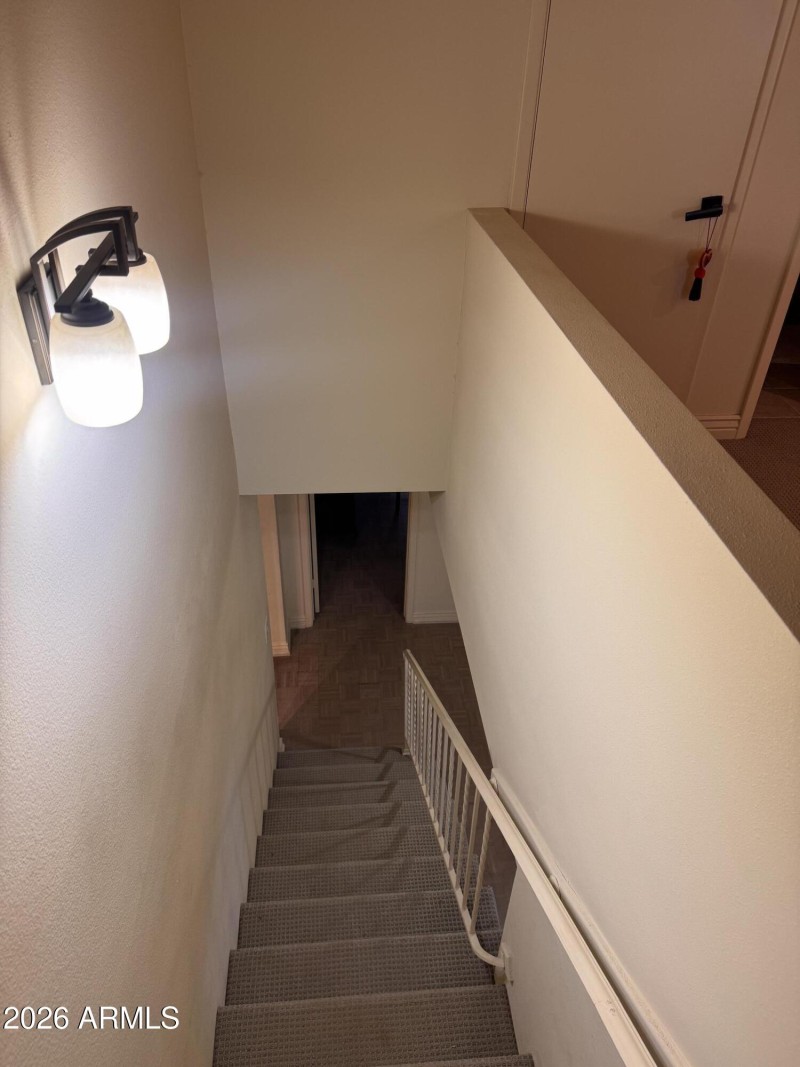 Down from 2nd master bedroom