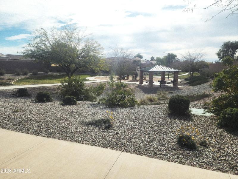 Play area across street