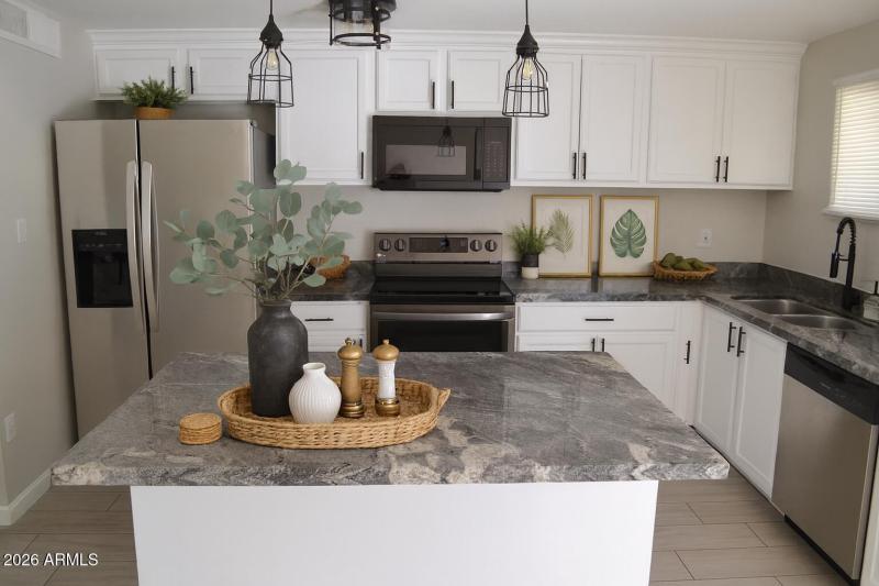 Virtual staged Kitchen