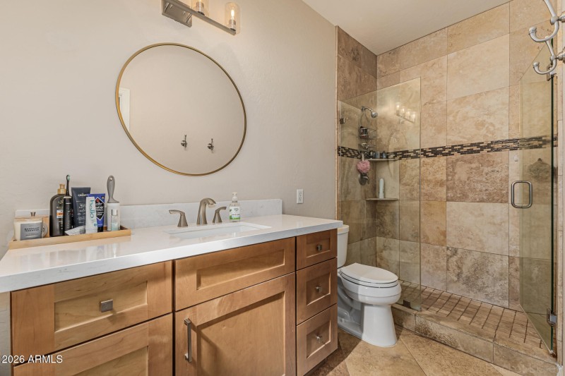 Tile Surround Shower