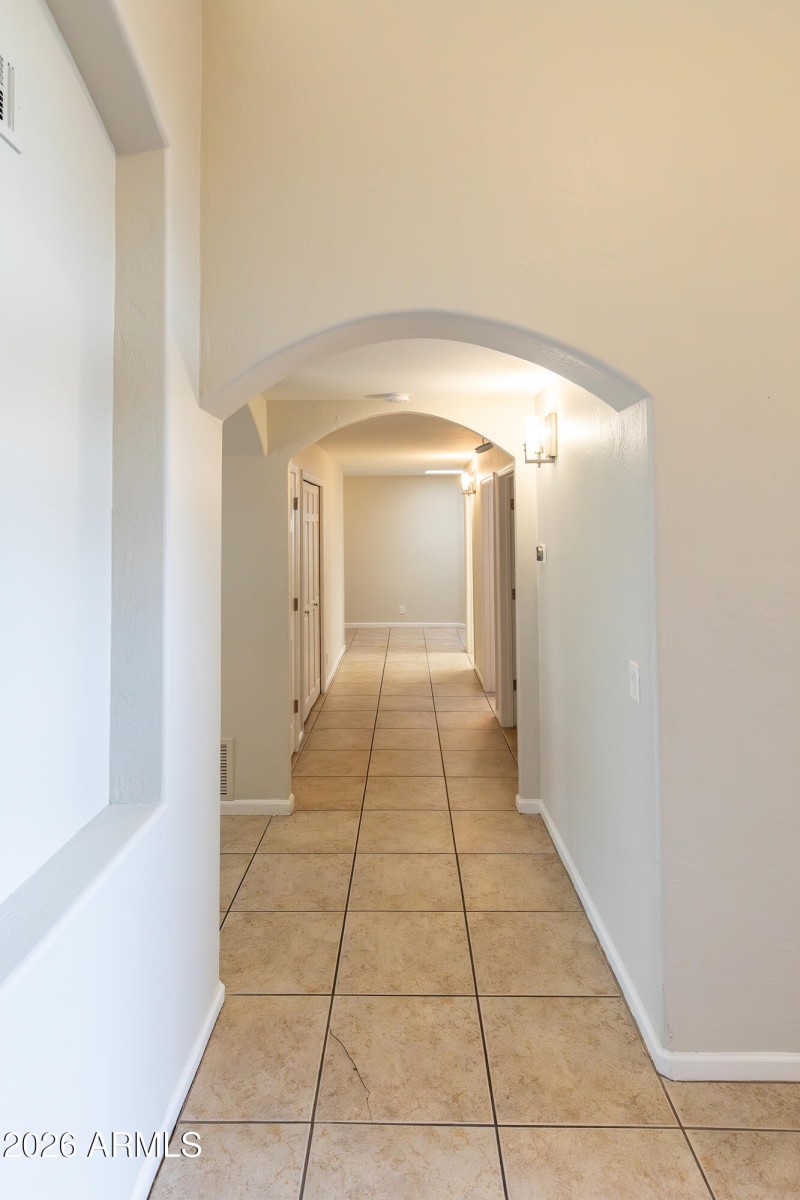 Hallway to bedrooms