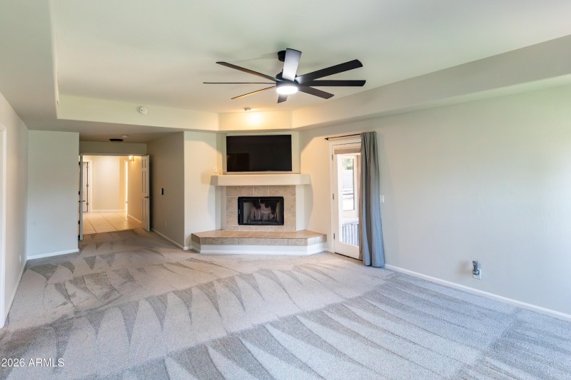 Primary Bedroom w/Fireplace