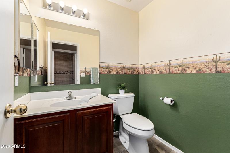 powder room by laundry