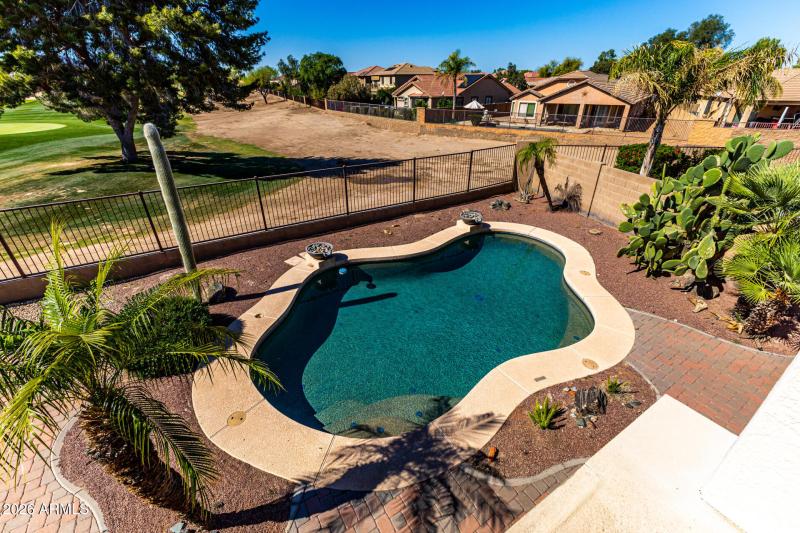 from balcony -pool area