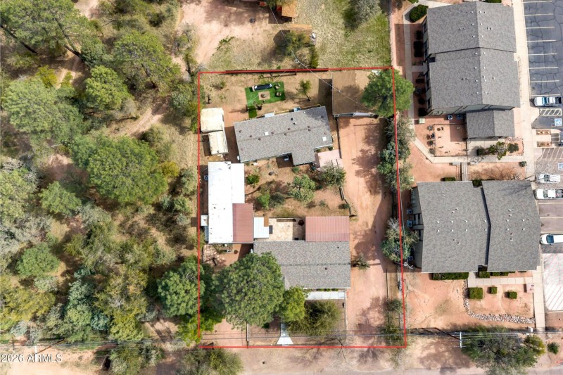 drone with lot lines