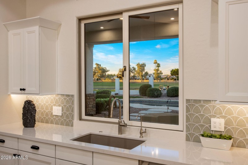 Picturesque views from the kitchen!