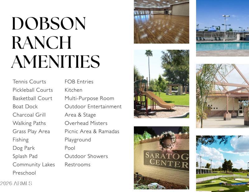 Dobson Ranch Amenities