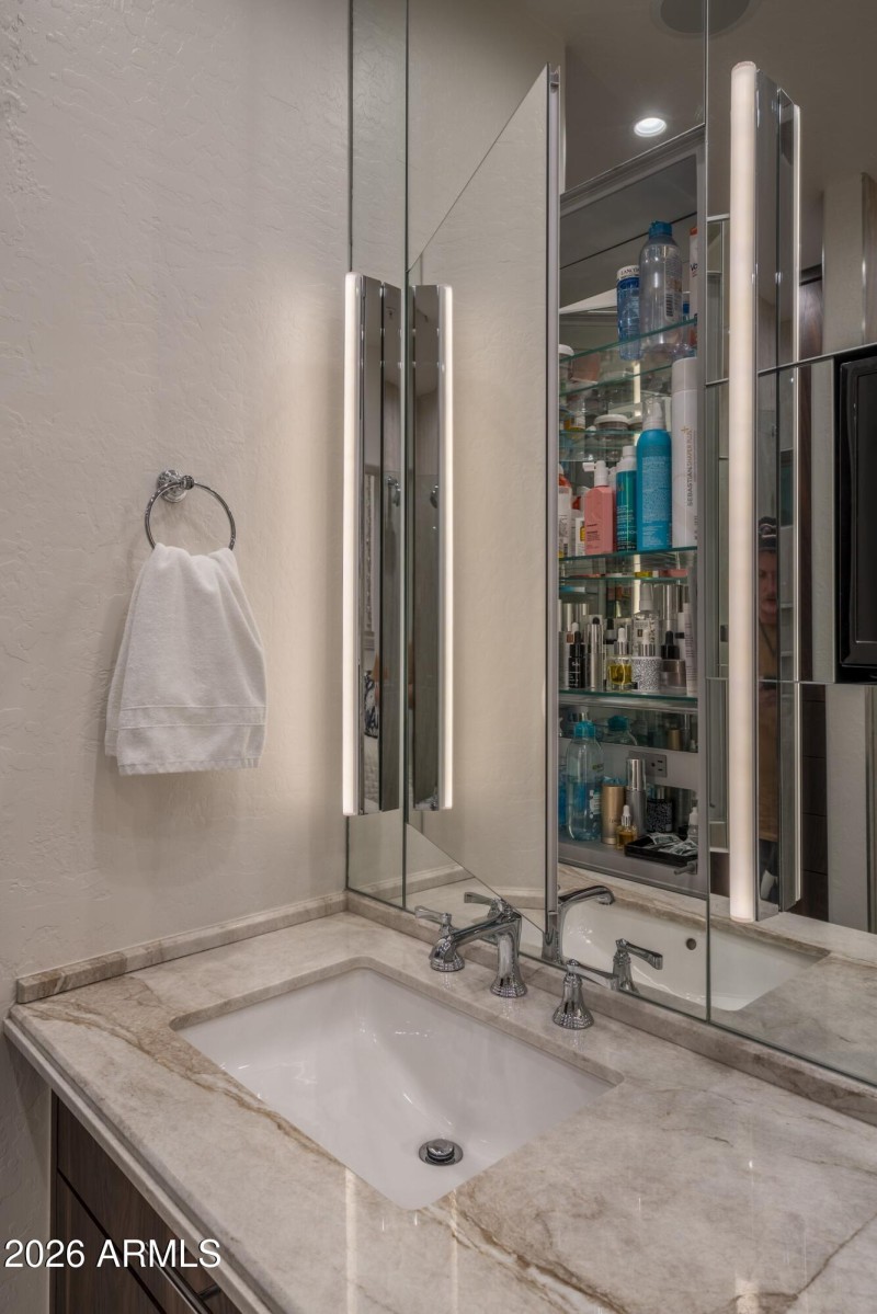 Hidden Mirror Cabinet Storage