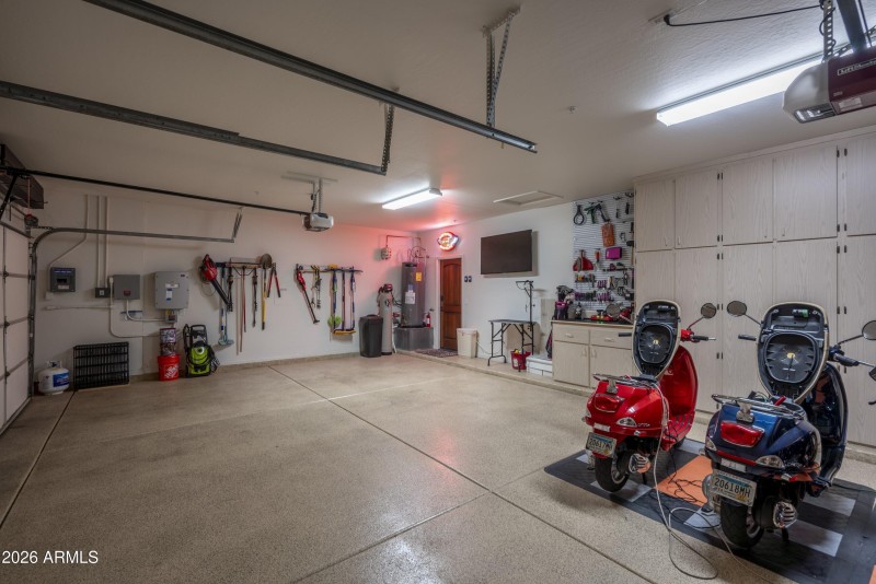Full 3 Car Garage Epoxie Floor