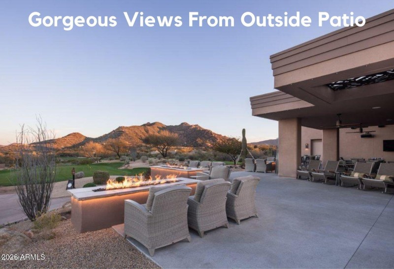 Gorgeous Views From Outside Patio