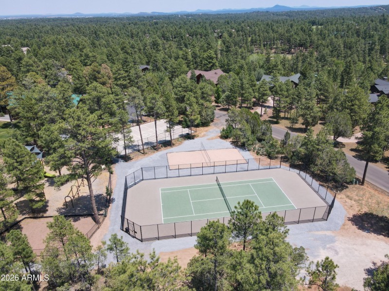 Tennis Aerial View