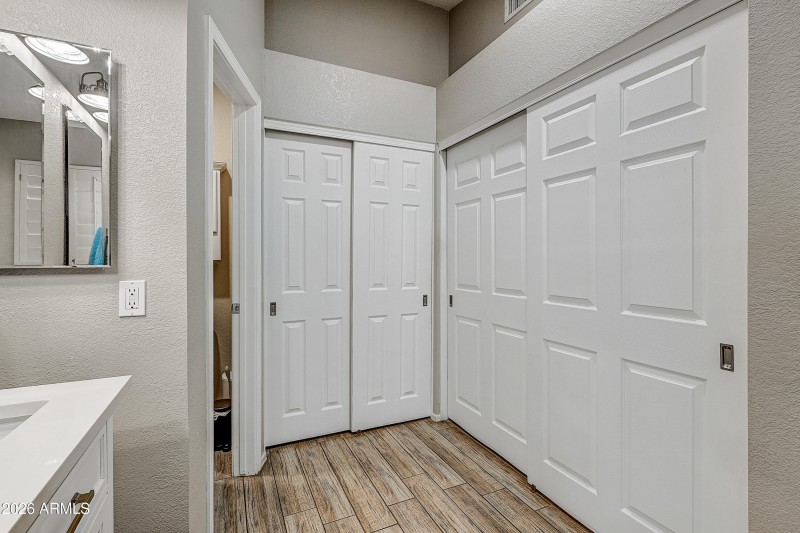 Dual Step-in Closets