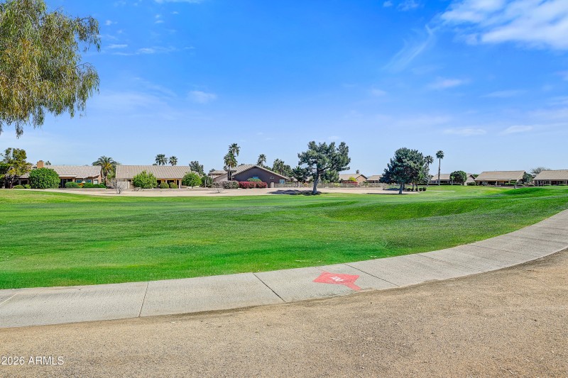 #8 green and dogleg to 9 Tee.