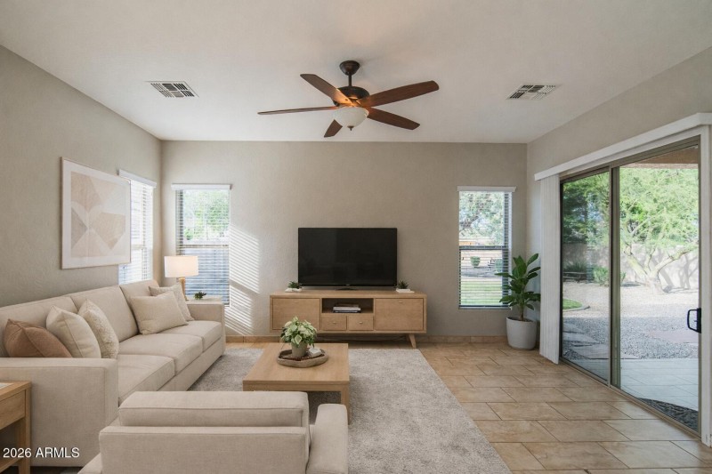 living room off kitchen