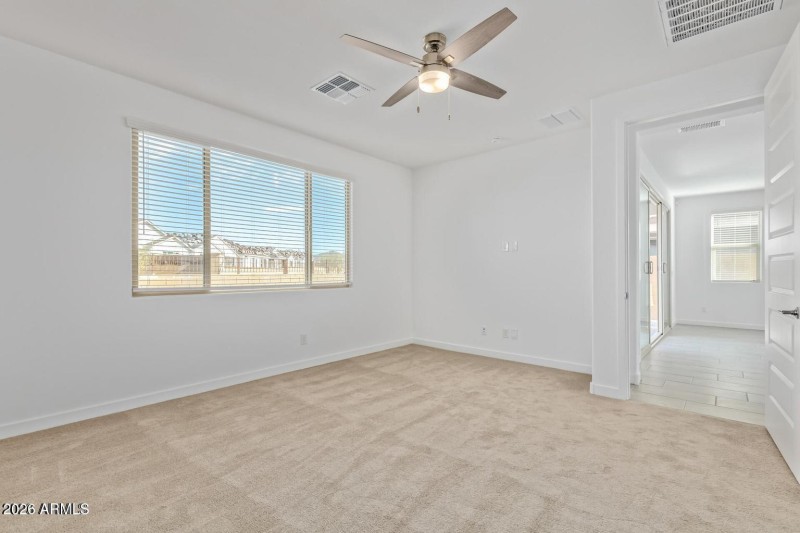Spacious Primary Bedroom
