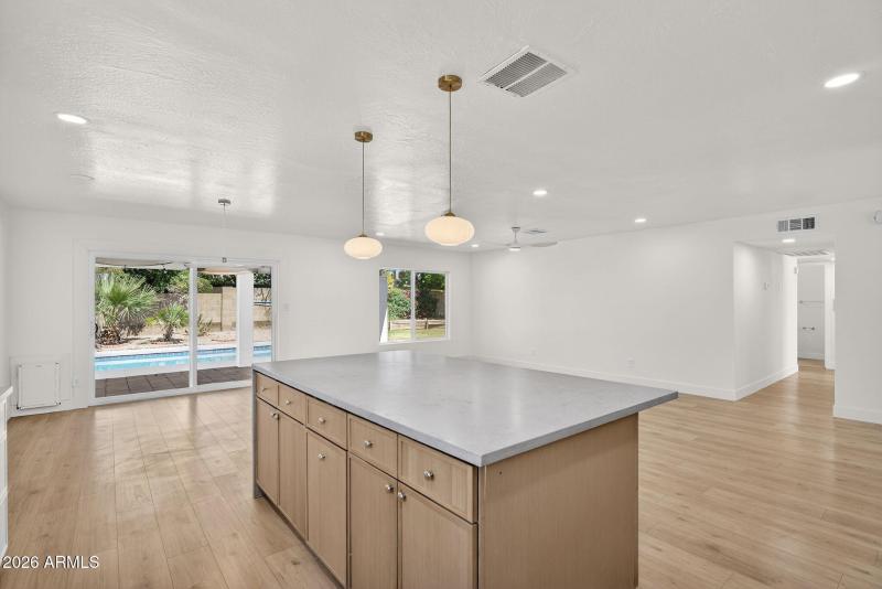 Extra space for cooking