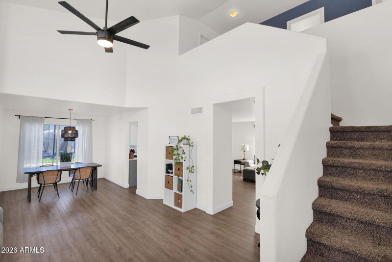 761 Williams - 03Living Dining Stairs