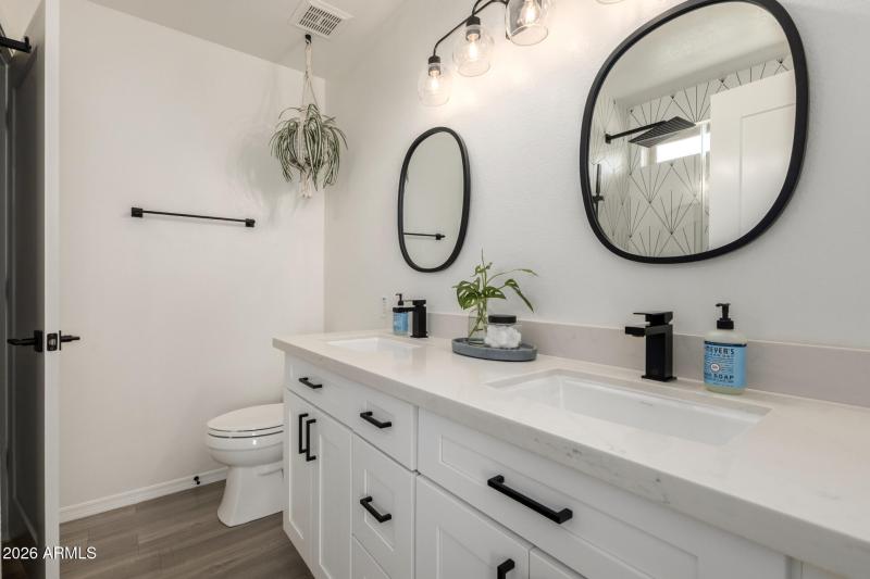 Primary bath long vanity