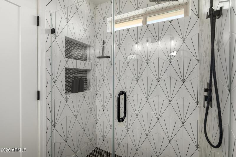 Primary remodeled shower
