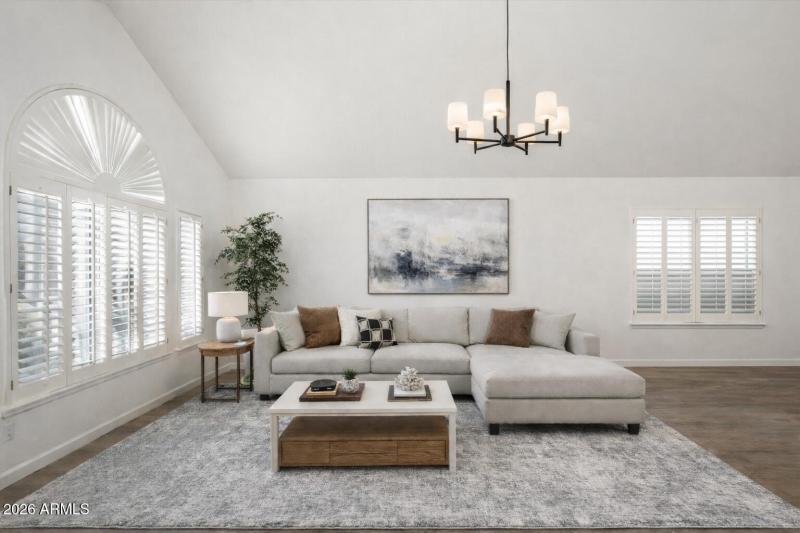 Dining Room Virtually staged