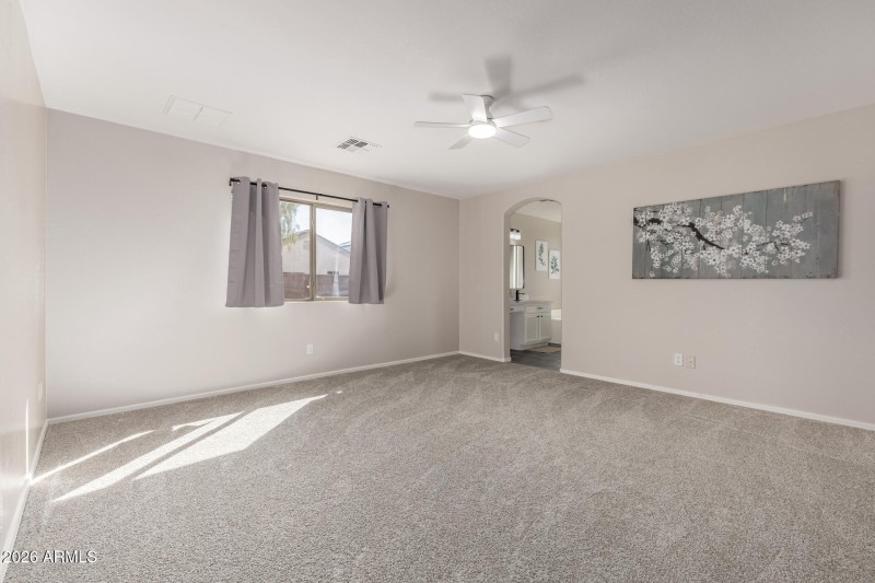 Very large primary bedroom