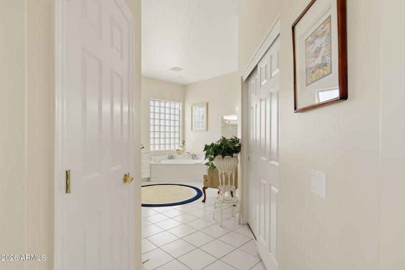 Entry to primary bathroom