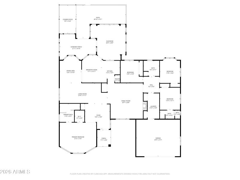 Katherine Floorplan with Dimensions