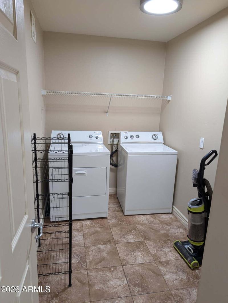Large Laundry/Storage with Closet