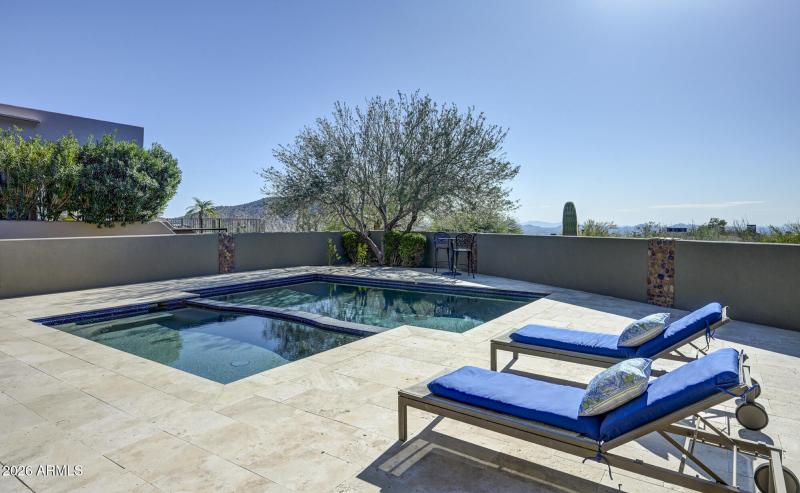 View of the valley below